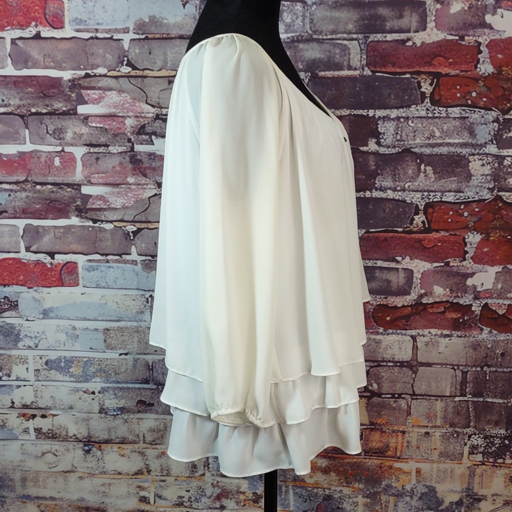 Joseph Ribkoff Peasant Top - Picture 4 of 7
